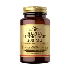 Solgar Alpha Lipoic Acid 200mg 50 Veggie Capsules