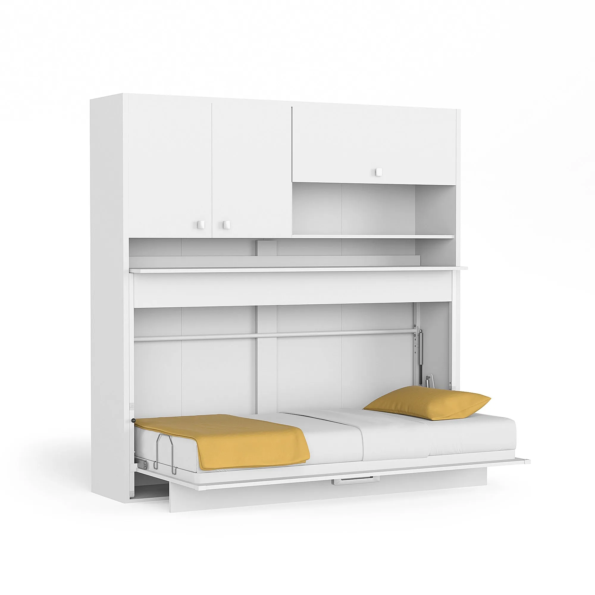 Spazio Nitro Single Wall Bed with Secret Desk