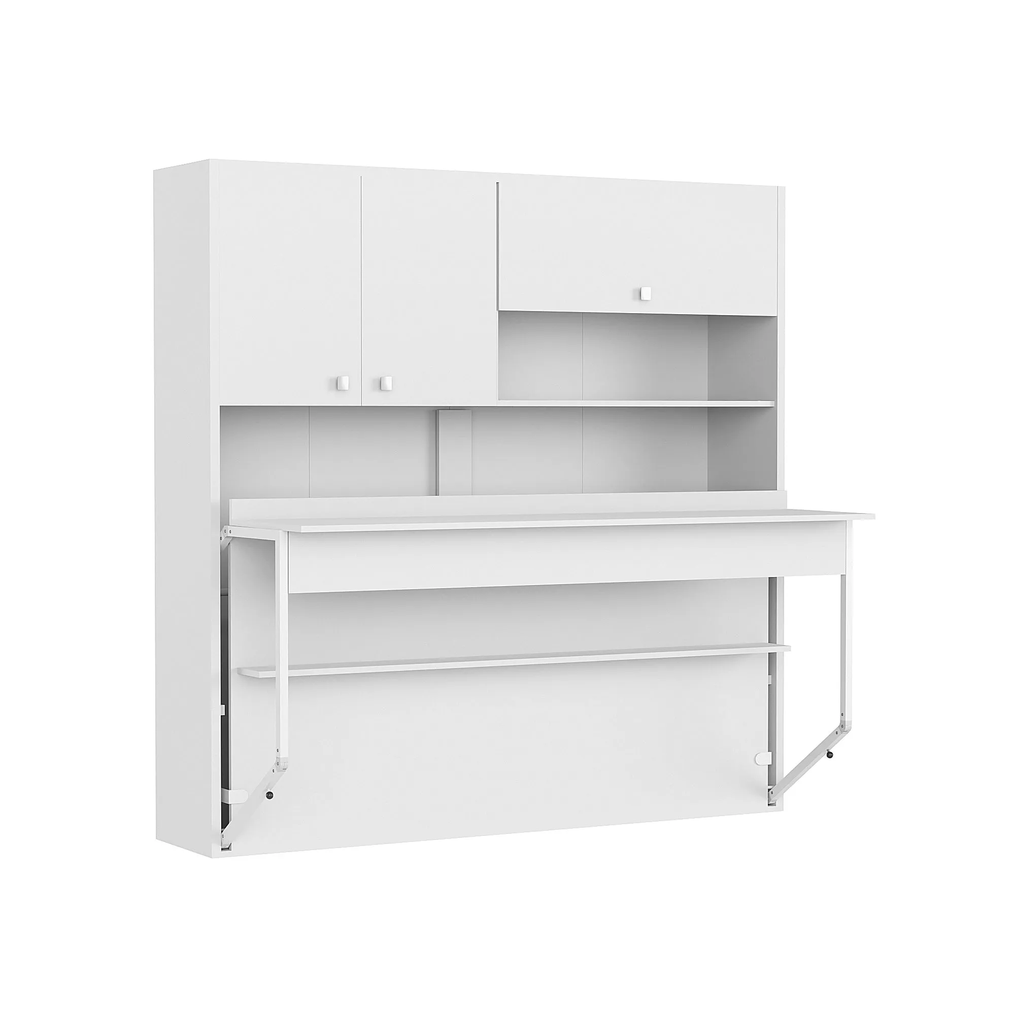 Spazio Nitro Single Wall Bed with Secret Desk