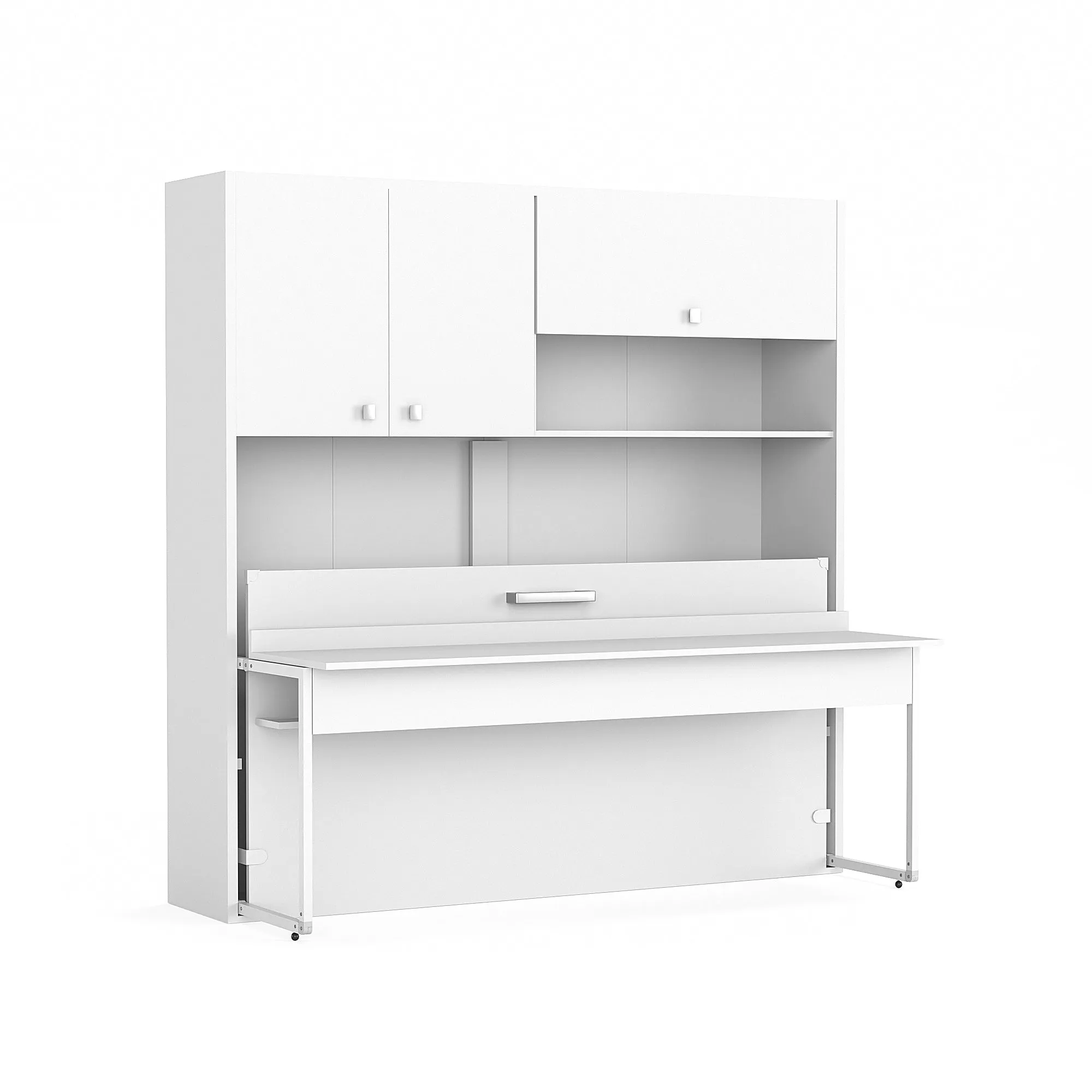 Spazio Nitro Single Wall Bed with Secret Desk