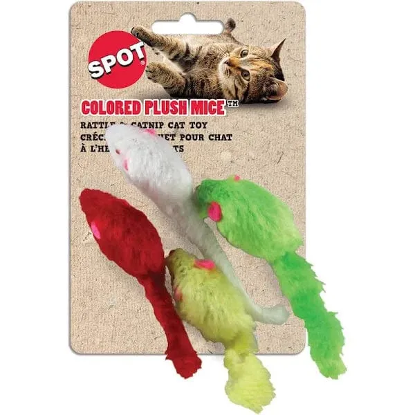 Spot Plush Mice Catnip Cat Toys
