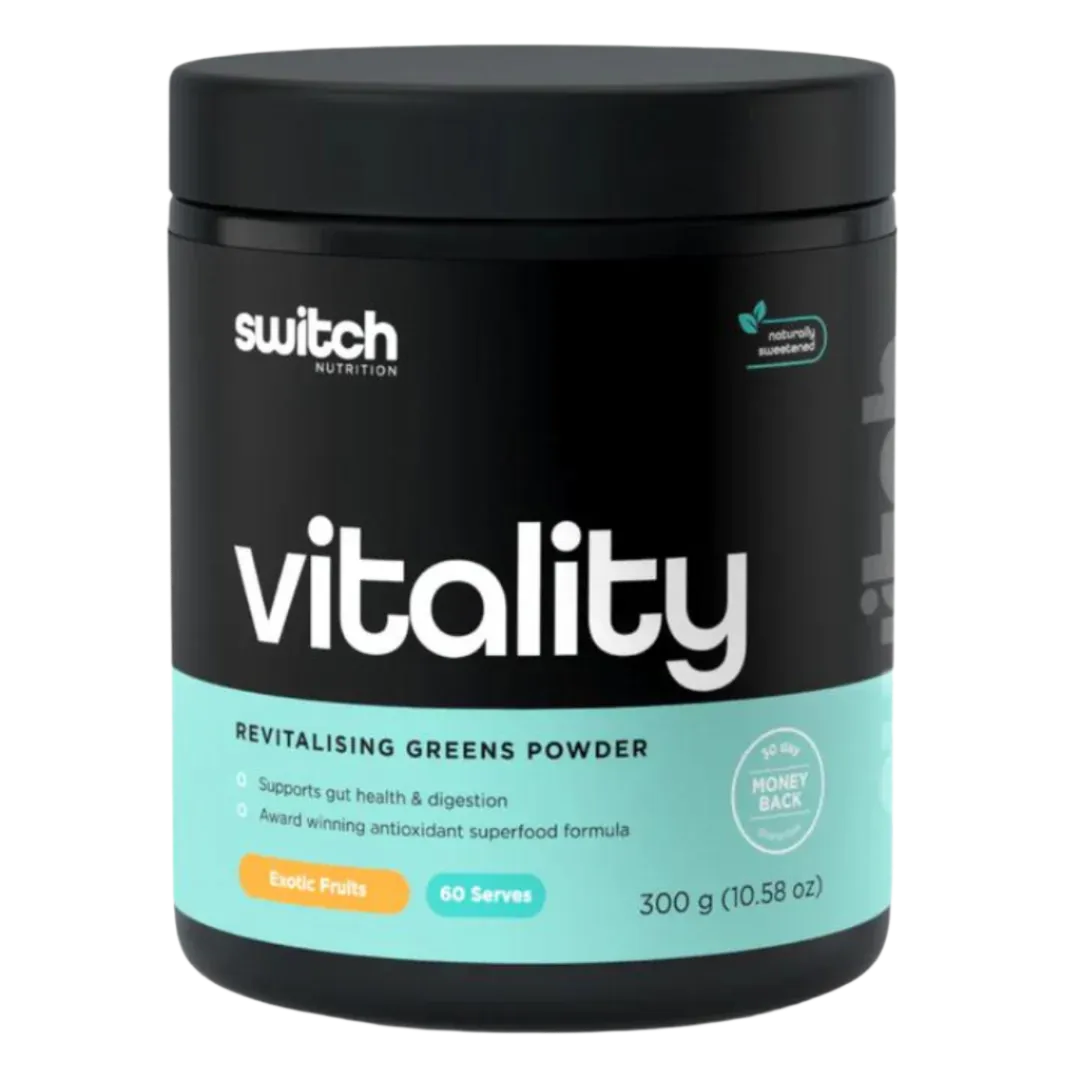 Switch Nutrition - Vitality Super Greens Powder - Exotic Fruits