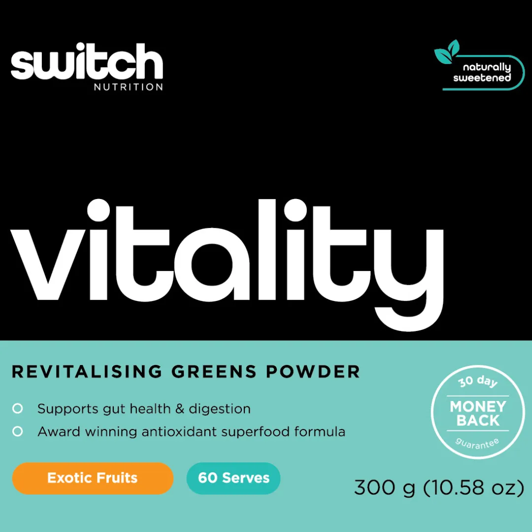 Switch Nutrition - Vitality Super Greens Powder - Exotic Fruits
