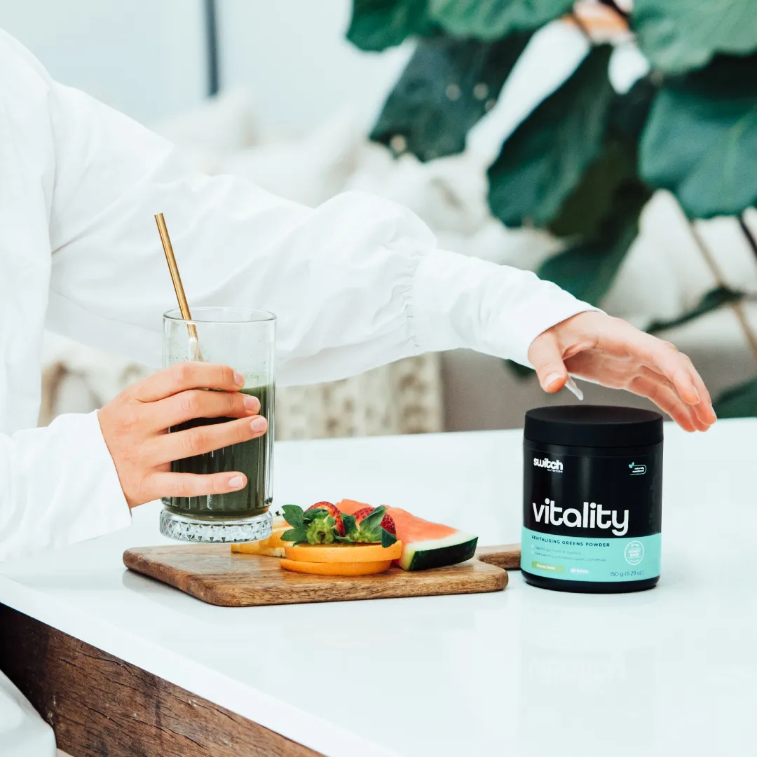 Switch Nutrition - Vitality Super Greens Powder - Exotic Fruits