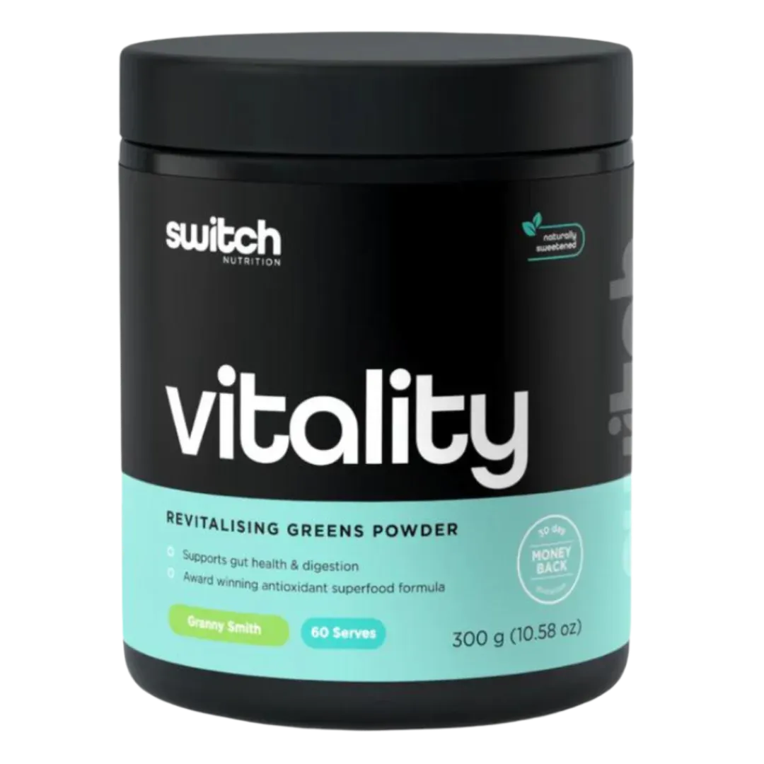 Switch Nutrition - Vitality Super Greens Powder - Granny Smith