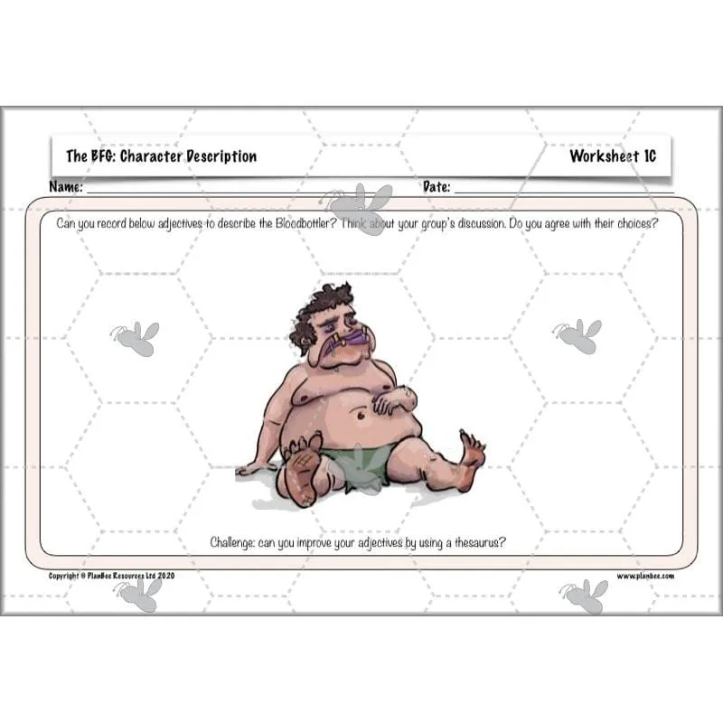 The BFG: Character Description