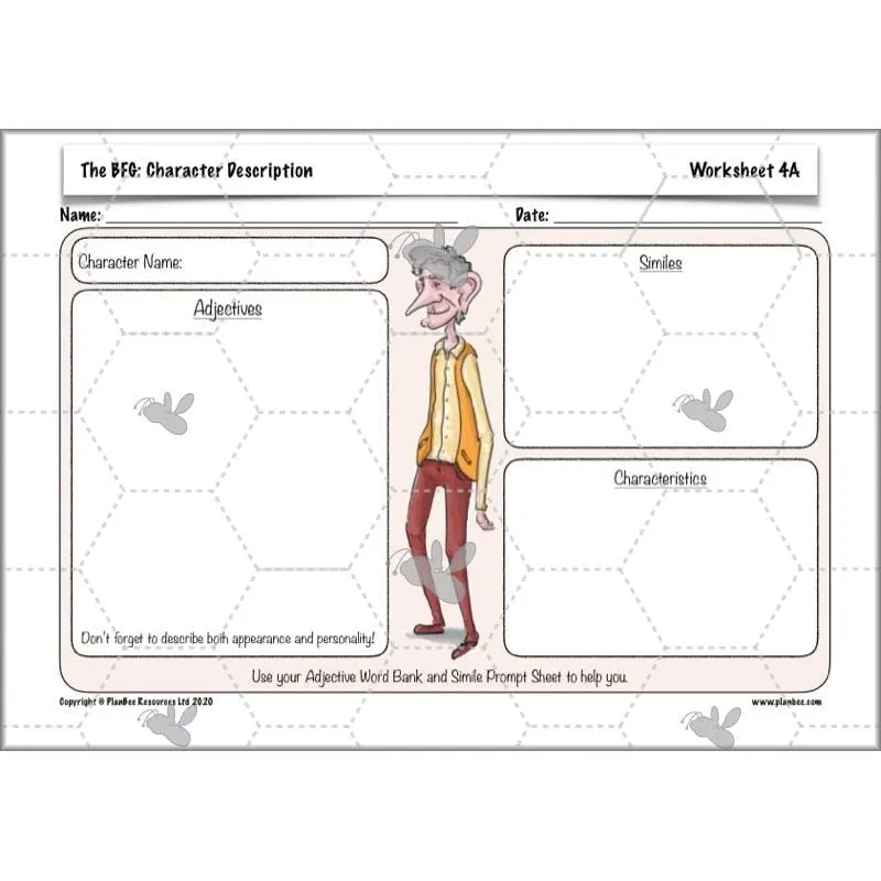The BFG: Character Description