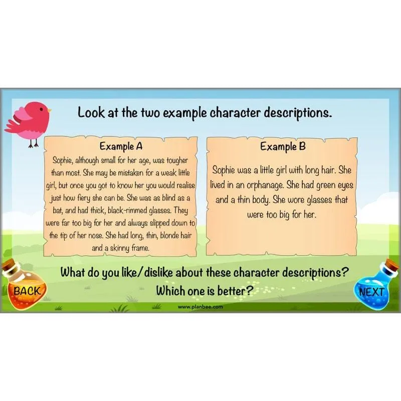 The BFG: Character Description