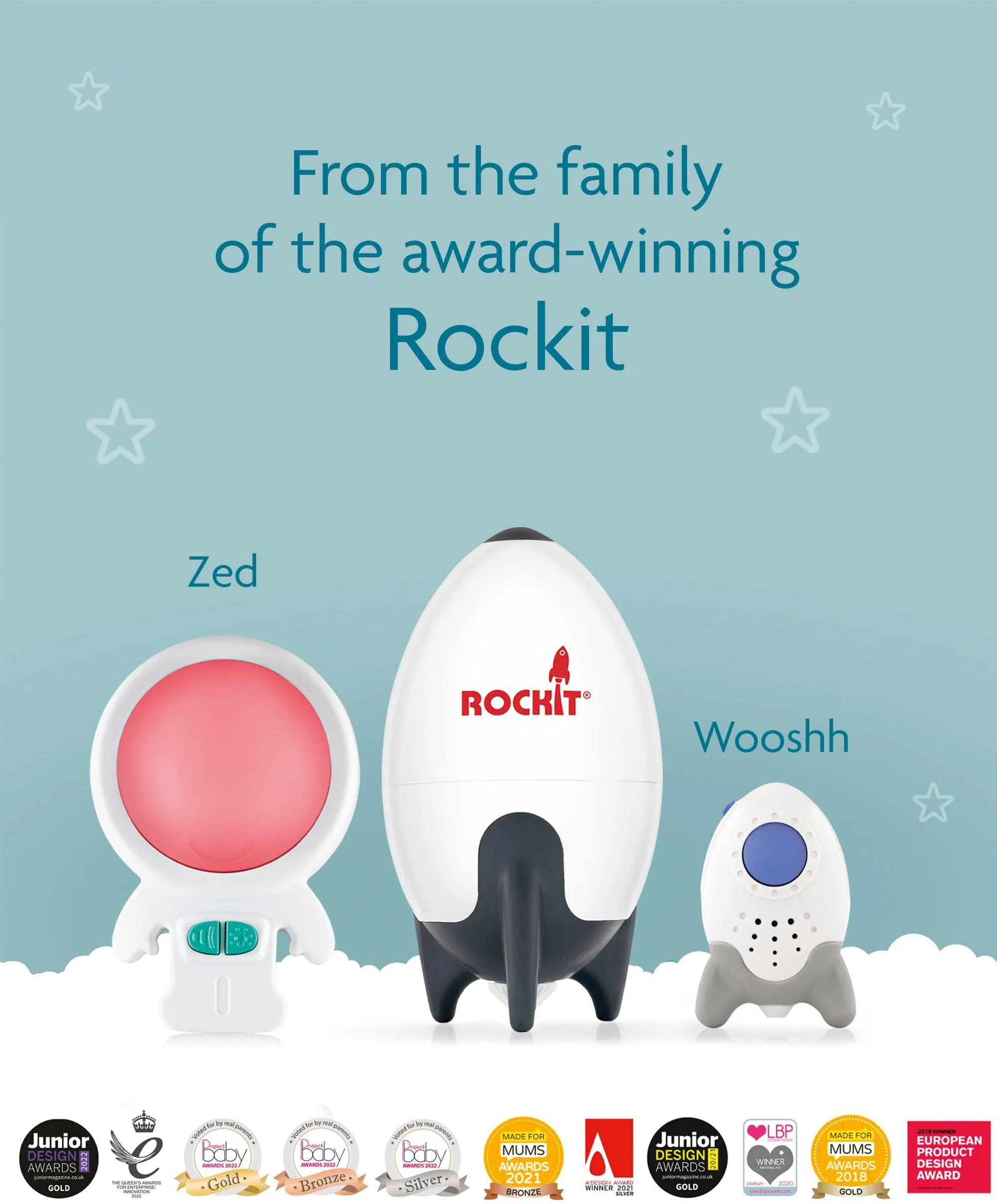 The Rockit Rocker Rechargeable - Portable Baby Rocker