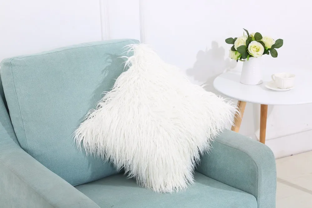 Velvet Pillow Case For Sofa Seat Pink Bed Vintage Cushion Cover 45x45