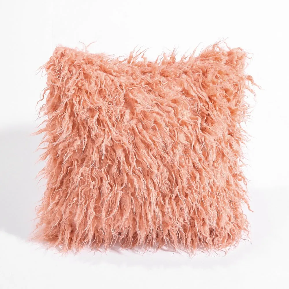 Velvet Pillow Case For Sofa Seat Pink Bed Vintage Cushion Cover 45x45