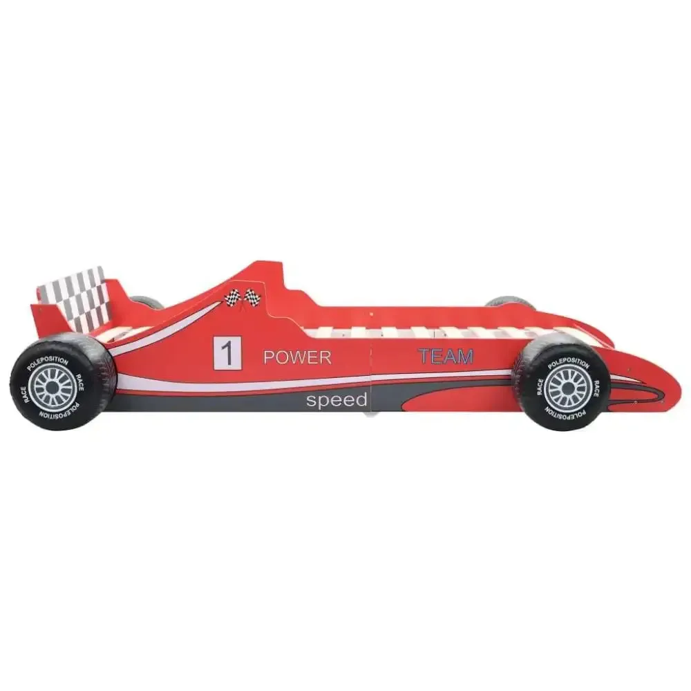 vidaXL Children's Race Car Bed 90x200 cm Red