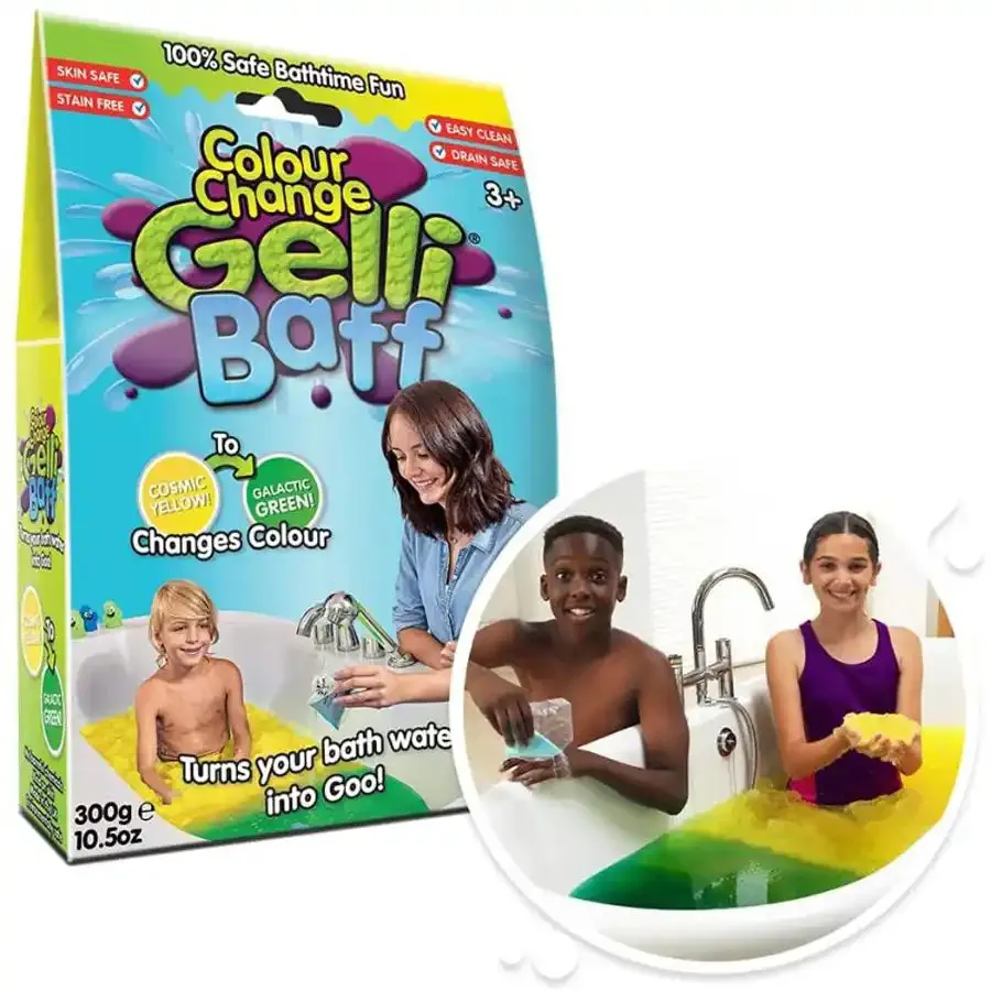 Zimpli Kids Colour Change Gelli Baff 300g (Cosmic Yellow)