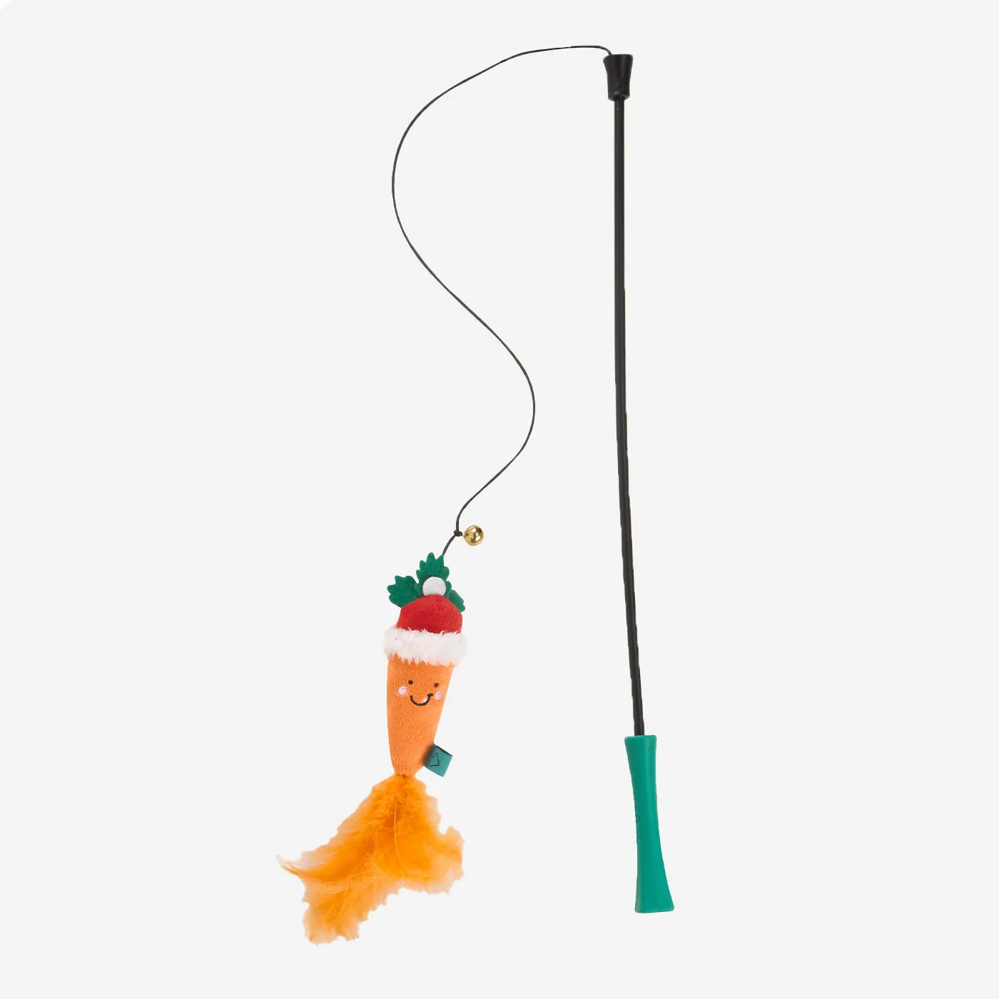 Zoon Nip-it Santa Carrot Tickle Stick